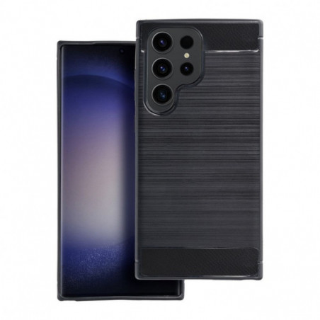 Samsung Galaxy S24 FE Coque Carbon Élégant  Noir
