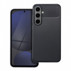 Samsung Galaxy S24 FE Coque Carbon premium Élégant  Noir