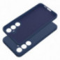 Samsung Galaxy S24 FE Coque Silicone Élégant  Bleu