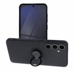 Samsung Galaxy S24 FE Coque Silicone ring Noir