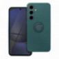 Samsung Galaxy S24 FE Coque Silicone ring Vert