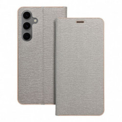 Samsung Galaxy S24 FE Portefeuilles LUNA Book Gold Élégant  Argenté