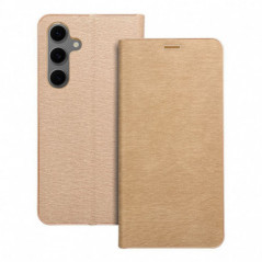 Samsung Galaxy S24 FE Portefeuilles LUNA Book Gold Élégant  Or