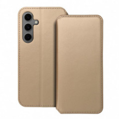 Samsung Galaxy S24 FE Portefeuilles Dual Pocket book Or