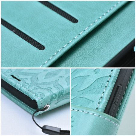 Samsung Galaxy S24 FE Portefeuilles MEZZO Book Vert