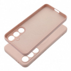 Samsung Galaxy S24 FE Coque Silicone Mag Cover MagSAFE  Rose