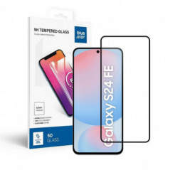 Samsung Galaxy S24 FE Verre trempé Blue Star 5D Full Glue Transparent