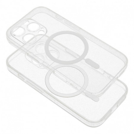 Apple iPhone 15 Coque Clear Mag Cover MagSAFE  Transparent