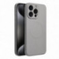 Apple iPhone 16 Pro Coque Silicone Mag Cover MagSAFE  Titane