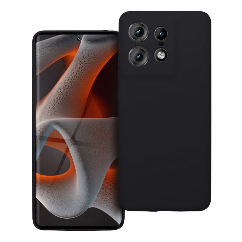Motorola Edge Coque Silicone 2mm Noir
