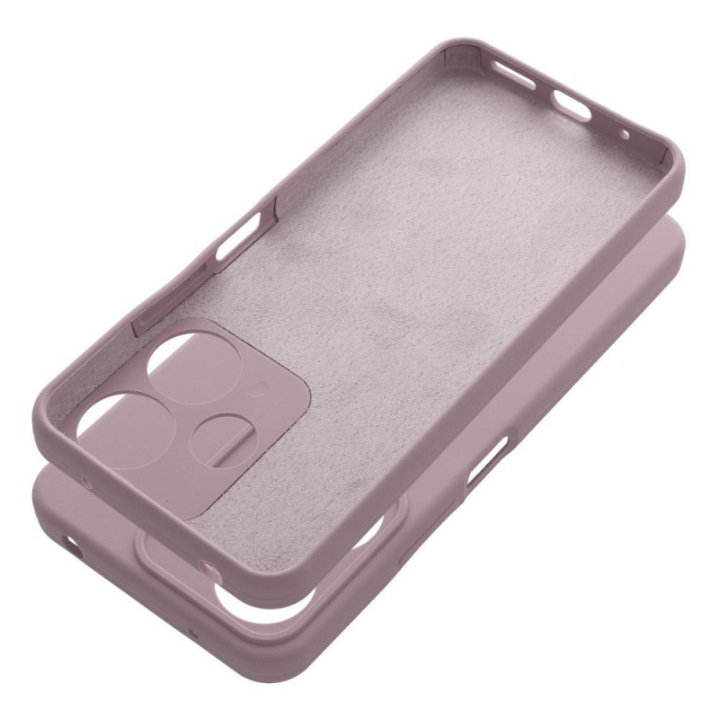 XIAOMI Redmi 13 4G Coque Silicone 2mm Rose sable