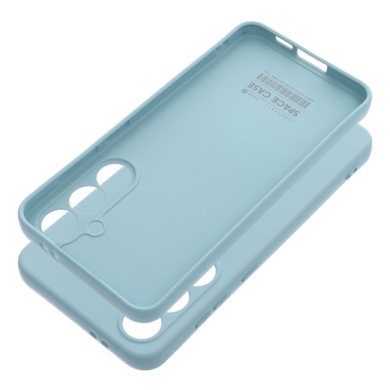 Samsung Galaxy S24 FE Coque Roar Space Monochromatique, Élégant  Bleu ciel
