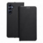 Samsung Galaxy A16 Portefeuilles LUNA Book Carbon Fibre de carbone, Élégant  Noir