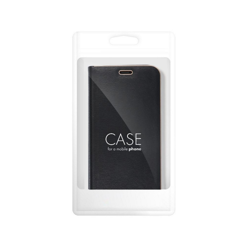 Samsung Galaxy A16 Portefeuilles LUNA Book Gold Élégant  Noir