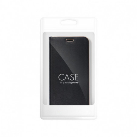 Samsung Galaxy A16 Portefeuilles LUNA Book Gold Élégant  Noir