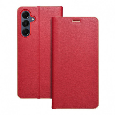 Samsung Galaxy A16 Portefeuilles LUNA Book Gold Élégant  Rouge