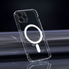 Samsung Galaxy S25 Coque Clear Mag Cover MagSAFE  Transparent