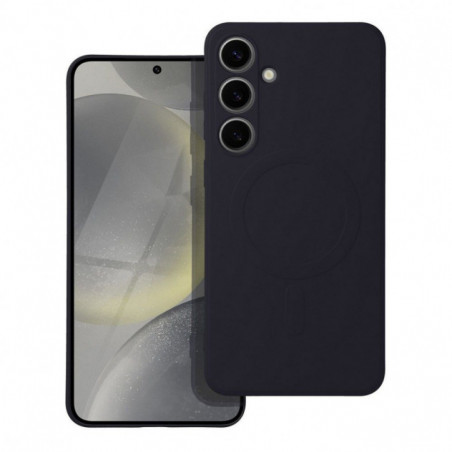 Samsung Galaxy S25 Coque Silicone Mag Cover MagSAFE  Noir