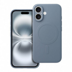 Samsung Galaxy S25 Coque Silicone Mag Cover MagSAFE  Bleu clair