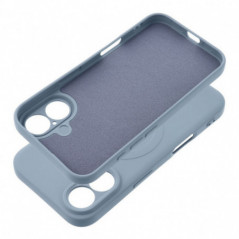 Samsung Galaxy S25 Coque Silicone Mag Cover MagSAFE  Bleu clair