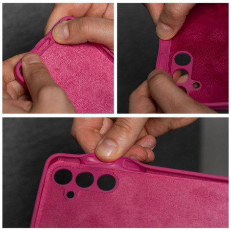 Samsung Galaxy S25 Coque Silicone 2mm Rose
