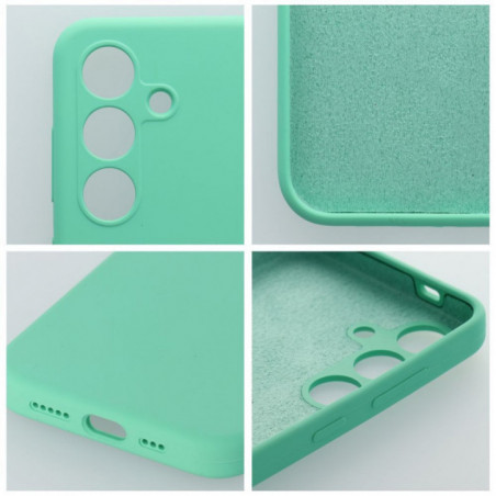 Samsung Galaxy S25 Plus Coque Silicone 2mm Couleur menthe