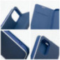Apple iPhone 16 Portefeuilles LUNA Book Carbon Fibre de carbone, Élégant  Bleu