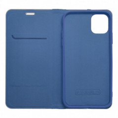 Apple iPhone 16 Portefeuilles LUNA Book Carbon Fibre de carbone, Élégant  Bleu