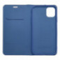 Apple iPhone 16 Portefeuilles LUNA Book Carbon Fibre de carbone, Élégant  Bleu