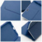 Apple iPhone 16 Portefeuilles LUNA Book Carbon Fibre de carbone, Élégant  Bleu