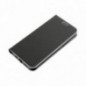 Apple iPhone 16 Plus Portefeuilles LUNA Book Carbon Fibre de carbone, Élégant  Noir