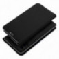 Apple iPhone 16 Plus Portefeuilles LUNA Book Carbon Fibre de carbone, Élégant  Noir
