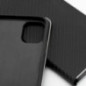 Apple iPhone 16 Plus Portefeuilles LUNA Book Carbon Fibre de carbone, Élégant  Noir