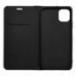 Apple iPhone 16 Plus Portefeuilles LUNA Book Carbon Fibre de carbone, Élégant  Noir