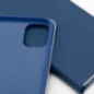 Apple iPhone 16 Plus Portefeuilles LUNA Book Carbon Fibre de carbone, Élégant  Bleu
