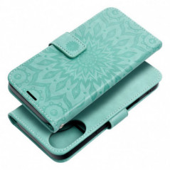 Apple iPhone 16 Portefeuilles MEZZO Book Mandala  Vert