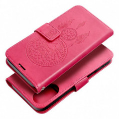 Apple iPhone 16 Portefeuilles MEZZO Book Capteurs de rêve  Magenta