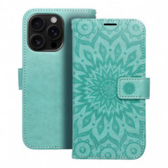Apple iPhone 16 Pro Portefeuilles MEZZO Book Mandala  Vert