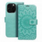 Apple iPhone 16 Pro Portefeuilles MEZZO Book Mandala  Vert