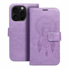 Apple iPhone 16 Pro Portefeuilles MEZZO Book Capteurs de rêve  Violet (Purple)