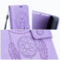 Apple iPhone 16 Pro Portefeuilles MEZZO Book Capteurs de rêve  Violet (Purple)