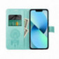 Apple iPhone 16 Plus Portefeuilles MEZZO Book Capteurs de rêve  Vert