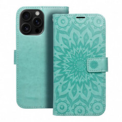 Apple iPhone 16 Pro Max Portefeuilles MEZZO Book Mandala  Vert