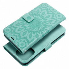 Apple iPhone 16 Pro Max Portefeuilles MEZZO Book Mandala  Vert