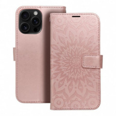 Apple iPhone 16 Pro Max Portefeuilles MEZZO Book Mandala  Or rose