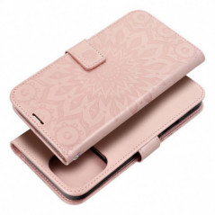 Apple iPhone 16 Pro Max Portefeuilles MEZZO Book Mandala  Or rose