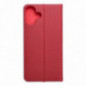 Apple iPhone 16 Plus Portefeuilles LUNA Book Carbon Fibre de carbone, Élégant  Rouge