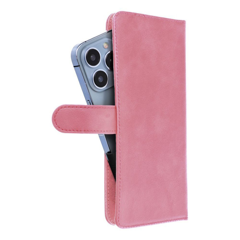 Samsung Galaxy A54 Etui universel, Portefeuilles COMMON book Élégant, Doublure douce à l'intérieur  Noir