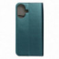 Apple iPhone 16 Portefeuilles Smart Magneto book Vert foncé