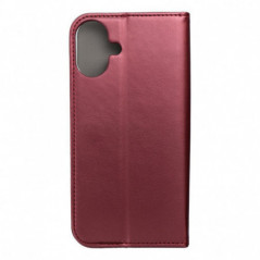 Apple iPhone 16 Plus Portefeuilles Smart Magneto book Bourgogne